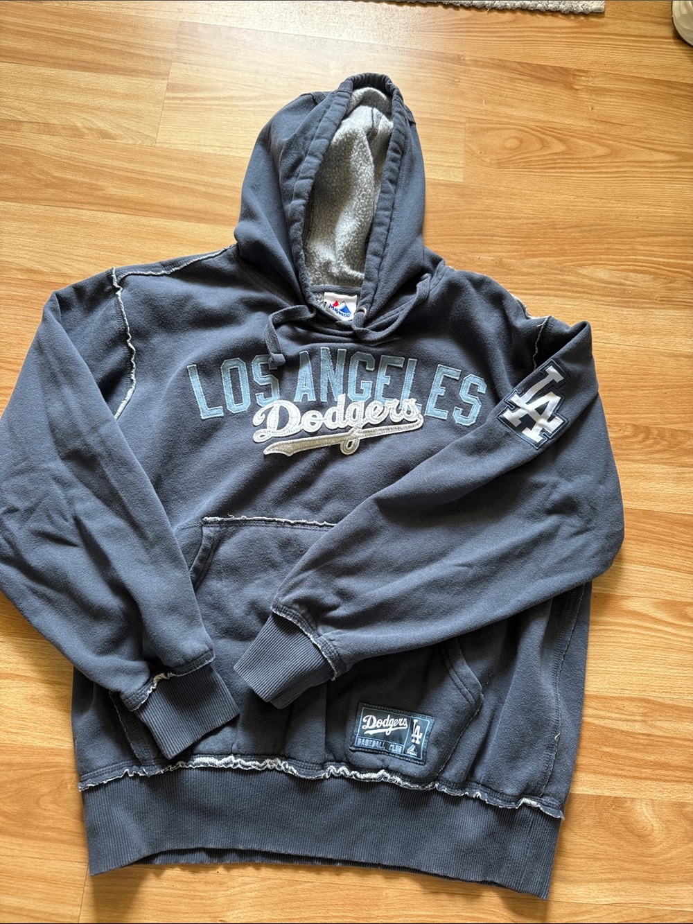 Majestic Los Angeles Dodgers Navy Crewneck Hoodie